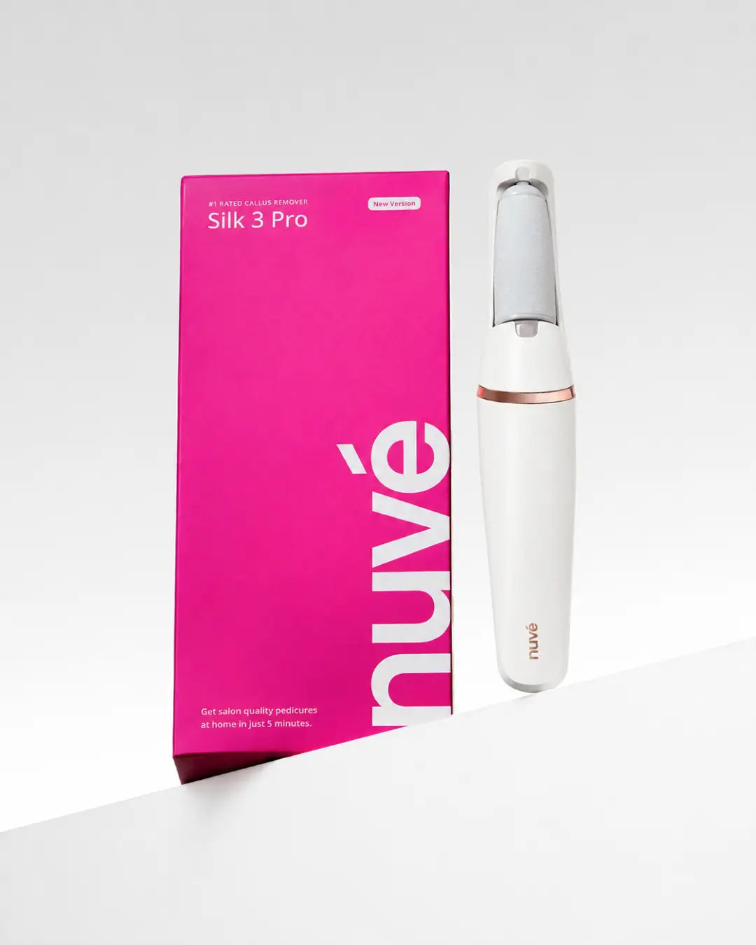Nuvé Silk 3 Pro electric callus remover with original box